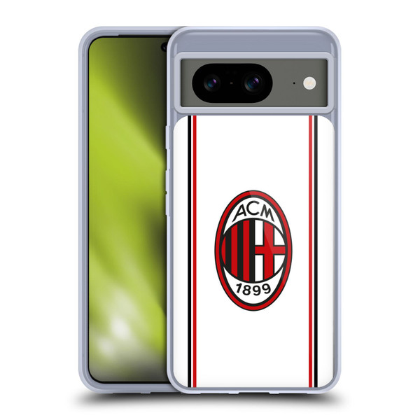 AC Milan 2017/18 Crest Kit Away Soft Gel Case for Google Pixel 8