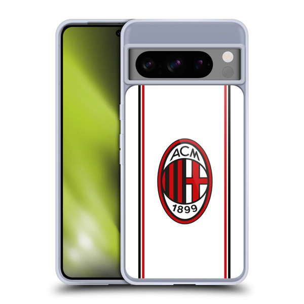 AC Milan 2017/18 Crest Kit Away Soft Gel Case for Google Pixel 8 Pro