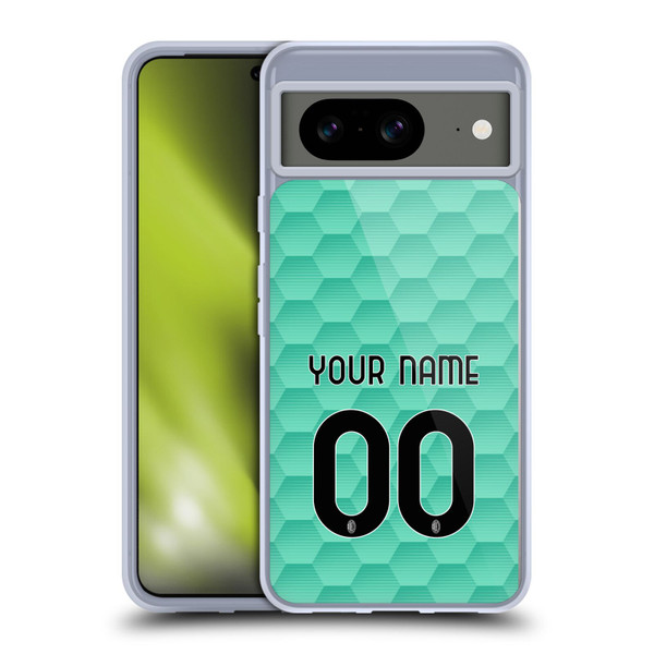 Custom Customised Personalised AC Milan 2020/21 Kit Away Soft Gel Case for Google Pixel 8