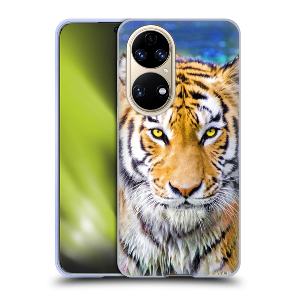 Aimee Stewart Animals Tiger and Lily Soft Gel Case for Huawei P50