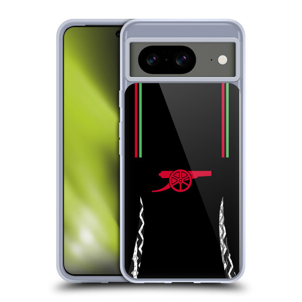 Arsenal FC 2024/25 Kit Away Soft Gel Case for Google Pixel 8