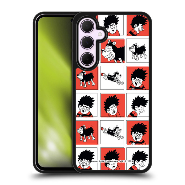 Beano Bananaman Patterns Dennis Gel Armour Case For Samsung Galaxy A35 5G