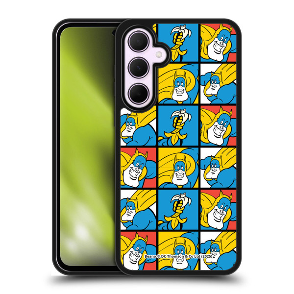 Beano Bananaman Patterns Squares Gel Armour Case For Samsung Galaxy A35 5G