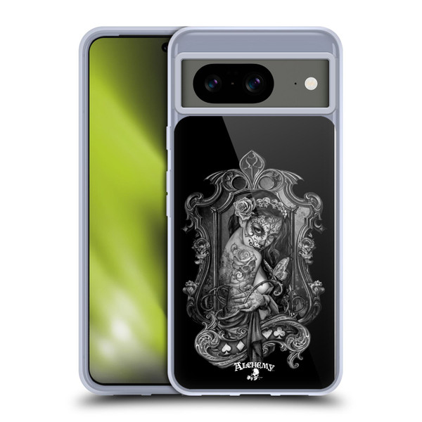 Alchemy Gothic Graphic Art Widow Soft Gel Case for Google Pixel 8
