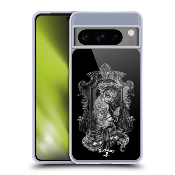 Alchemy Gothic Graphic Art Widow Soft Gel Case for Google Pixel 8 Pro