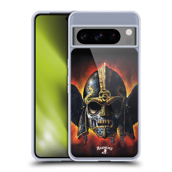 Alchemy Gothic Wing Ossa Raven Head Soft Gel Case for Google Pixel 8 Pro