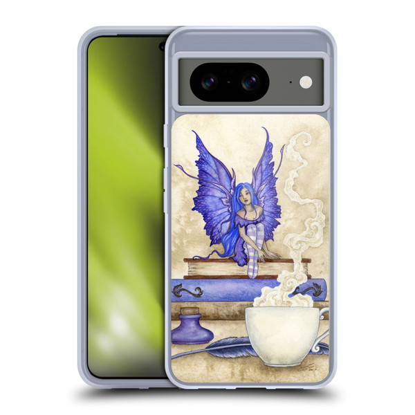 Amy Brown Lovely Fairies Blue Pixie Soft Gel Case for Google Pixel 8