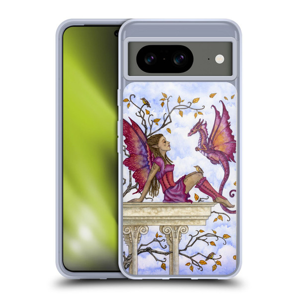Amy Brown Lovely Fairies Purple Pixie Soft Gel Case for Google Pixel 8