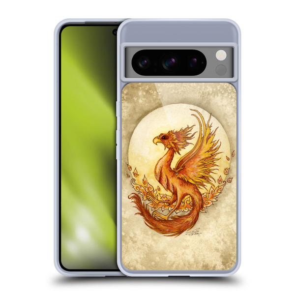 Amy Brown Mythical Fire Element Soft Gel Case for Google Pixel 8 Pro