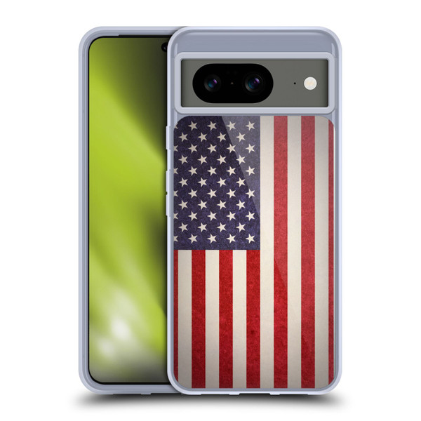 Ameritech Graphics American Flag Soft Gel Case for Google Pixel 8
