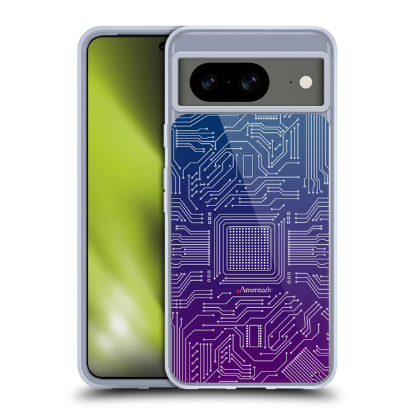 Ameritech Graphics Circuit Board Soft Gel Case for Google Pixel 8
