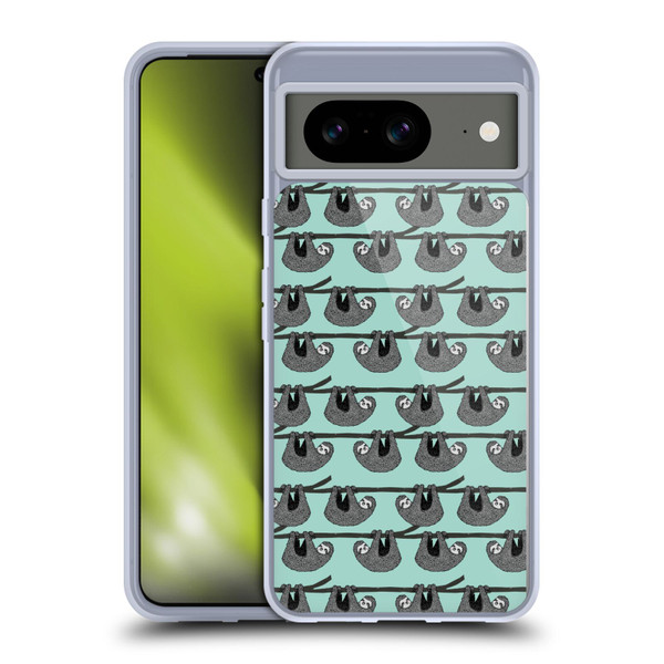 Andrea Lauren Design Animals Sloth Soft Gel Case for Google Pixel 8