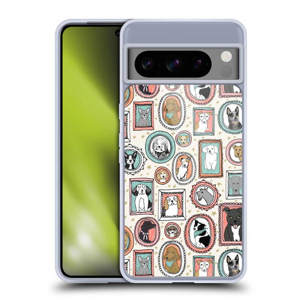 Andrea Lauren Design Animals Frame Dogs Soft Gel Case for Google Pixel 8 Pro