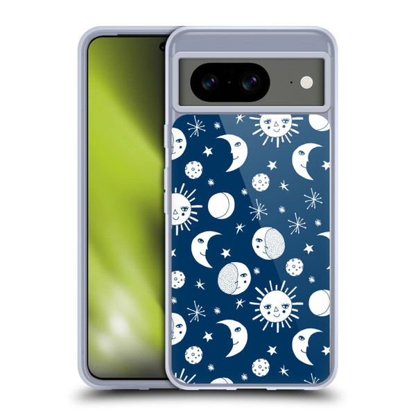 Andrea Lauren Design Assorted Sun Moon Soft Gel Case for Google Pixel 8