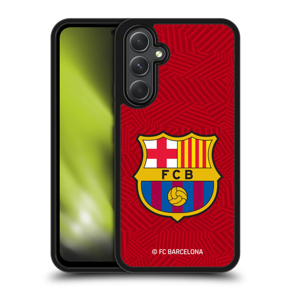 FC Barcelona Crest Red Gel Armour Case For Samsung Galaxy A54 5G