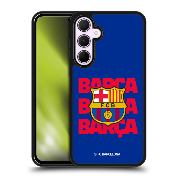 FC Barcelona Graphics Barca Crest Gel Armour Case For Samsung Galaxy A35 5G