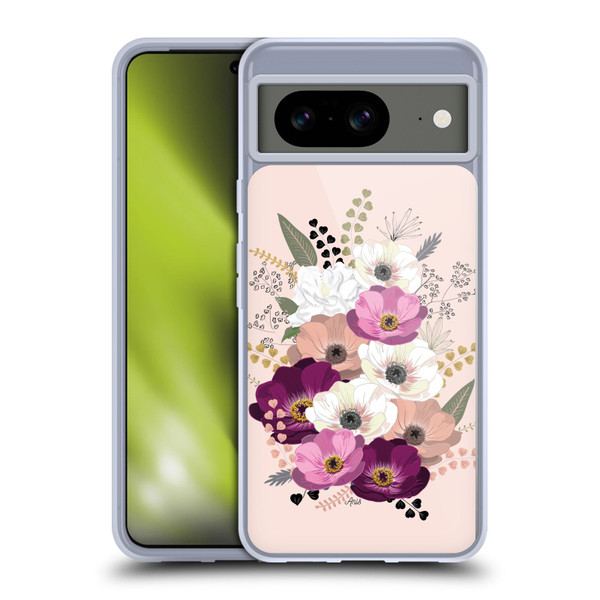 Anis Illustration Flowers Bouquet 1 Soft Gel Case for Google Pixel 8