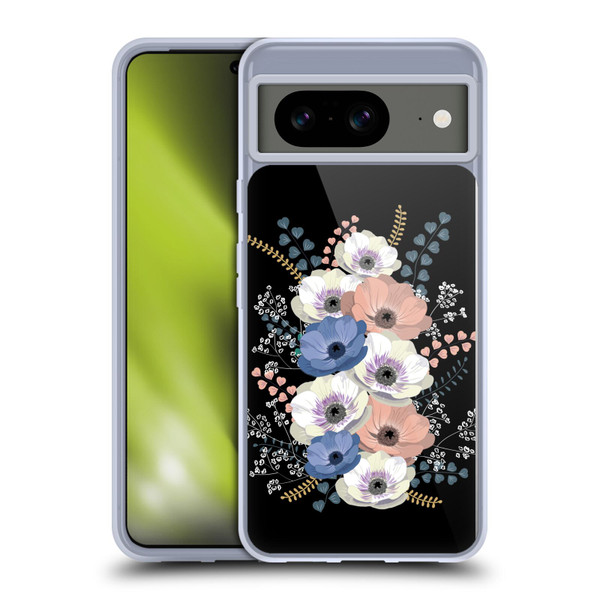 Anis Illustration Flowers Bouquet 5 Soft Gel Case for Google Pixel 8