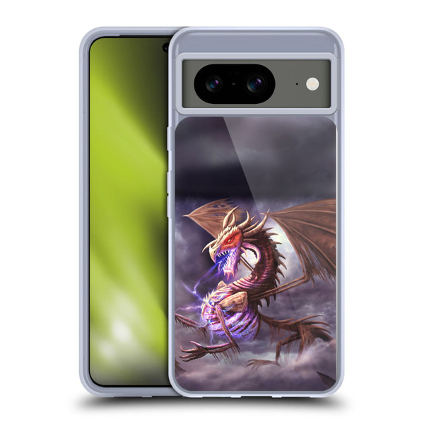 Anthony Christou Fantasy Art Bone Dragon Soft Gel Case for Google Pixel 8