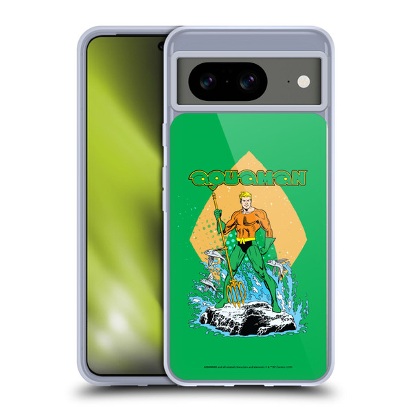 Aquaman DC Comics Fast Fashion Trident Soft Gel Case for Google Pixel 8