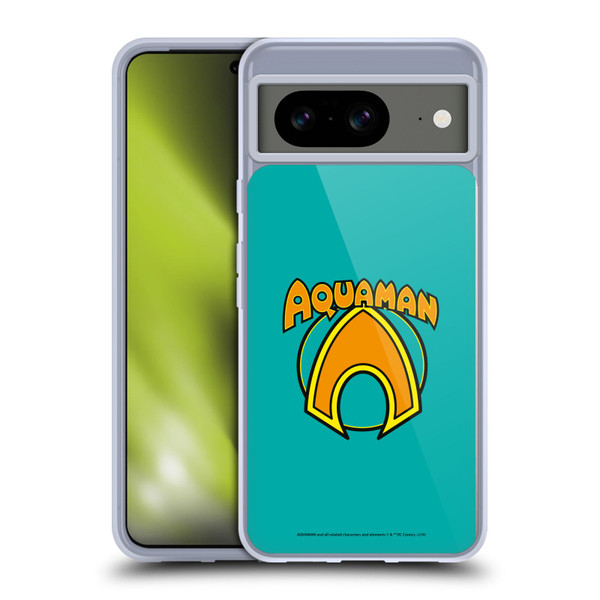 Aquaman DC Comics Logo Classic Soft Gel Case for Google Pixel 8