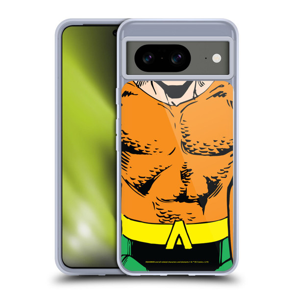 Aquaman DC Comics Logo Uniform Soft Gel Case for Google Pixel 8