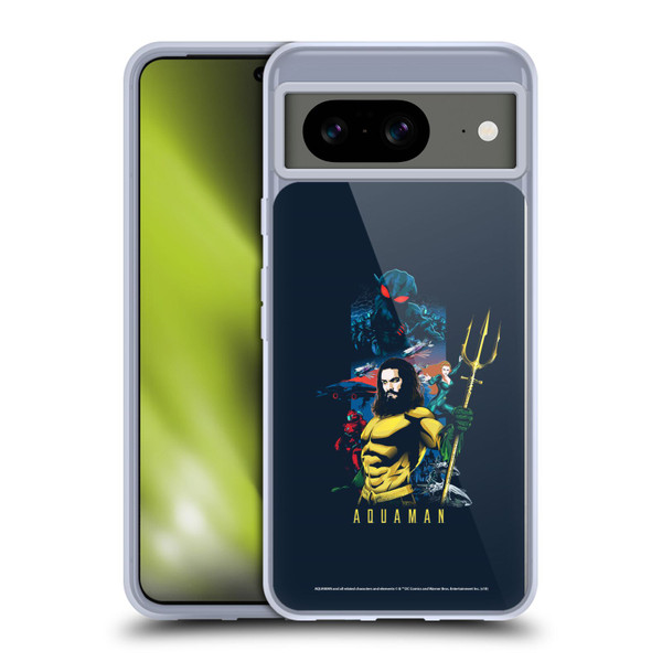 Aquaman Movie Graphics Poster Soft Gel Case for Google Pixel 8