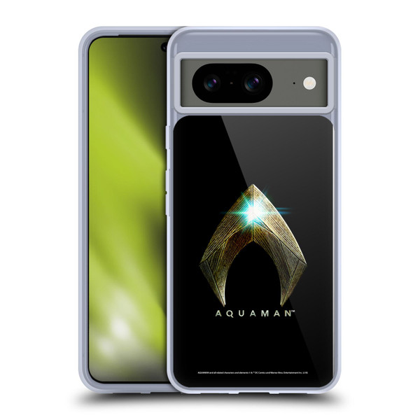 Aquaman Movie Logo Main Black Soft Gel Case for Google Pixel 8