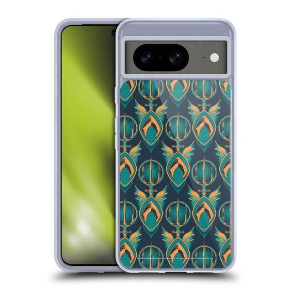 Aquaman Movie Logo Pattern Soft Gel Case for Google Pixel 8
