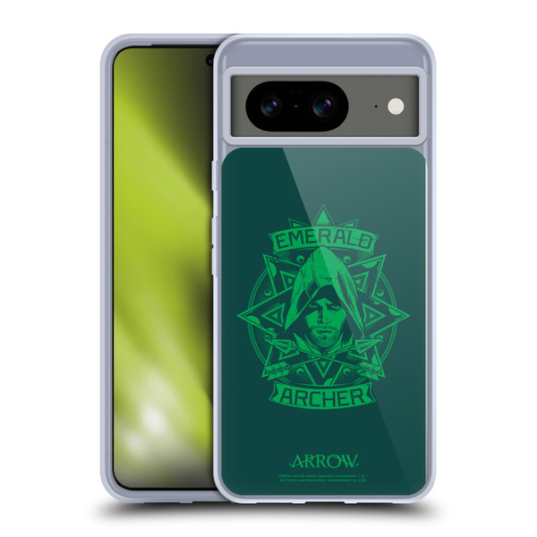 Arrow TV Series Graphics Archer Illustration Soft Gel Case for Google Pixel 8