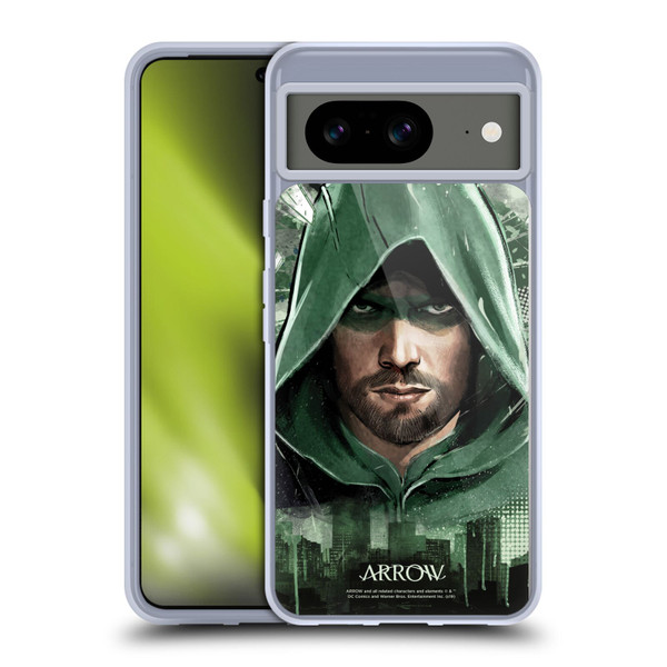 Arrow TV Series Graphics Oversized Soft Gel Case for Google Pixel 8