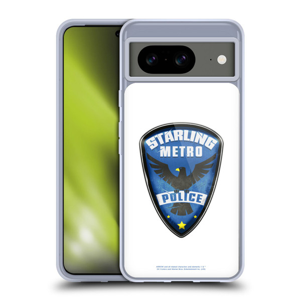 Arrow TV Series Graphics Starling Police Badge Soft Gel Case for Google Pixel 8