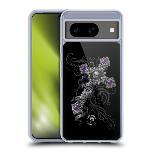 Anne Stokes Dark Hearts Lost Love Cross Soft Gel Case for Google Pixel 8