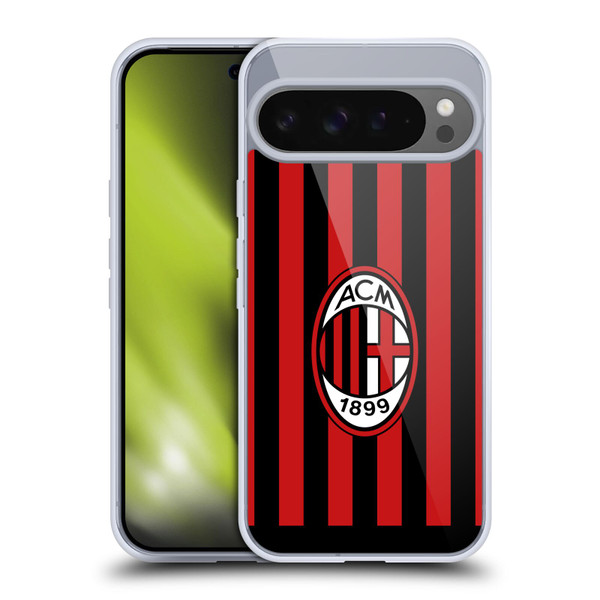 AC Milan 2022/23 Home Kit Soft Gel Case for Google Pixel 9 Pro XL