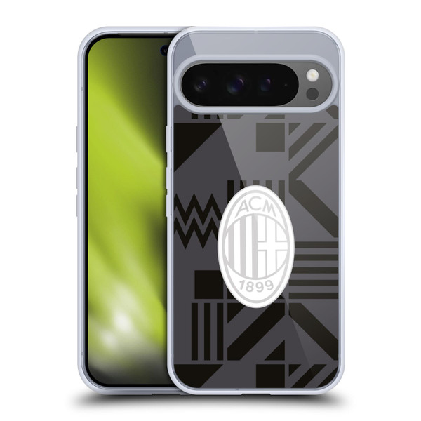 AC Milan 2022/23 Pre Match Kit Soft Gel Case for Google Pixel 9 Pro XL