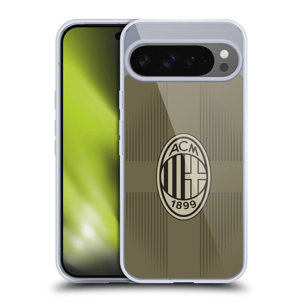 AC Milan 2022/23 Third Kit Soft Gel Case for Google Pixel 9 Pro XL
