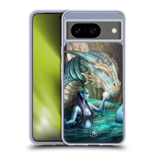 Anne Stokes Fantasy Characters Merfolk Dragon Soft Gel Case for Google Pixel 8