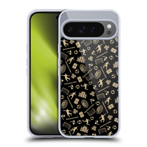 AC Milan Children Pattern Soft Gel Case for Google Pixel 9 Pro XL
