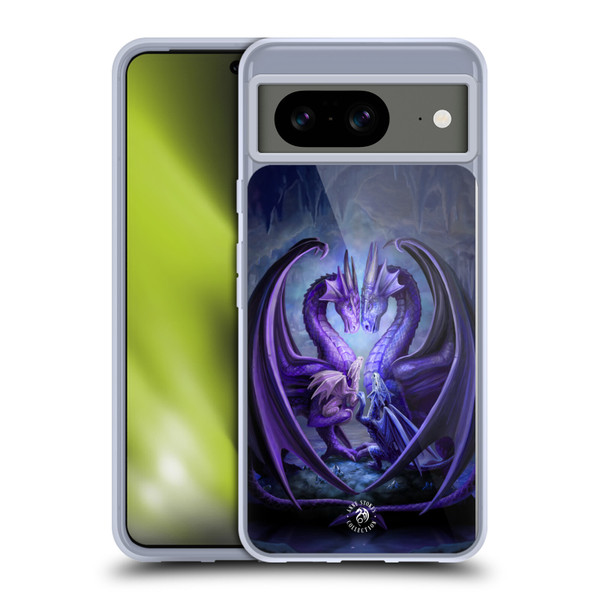 Anne Stokes Fantasy Collection Raising Dragons Soft Gel Case for Google Pixel 8