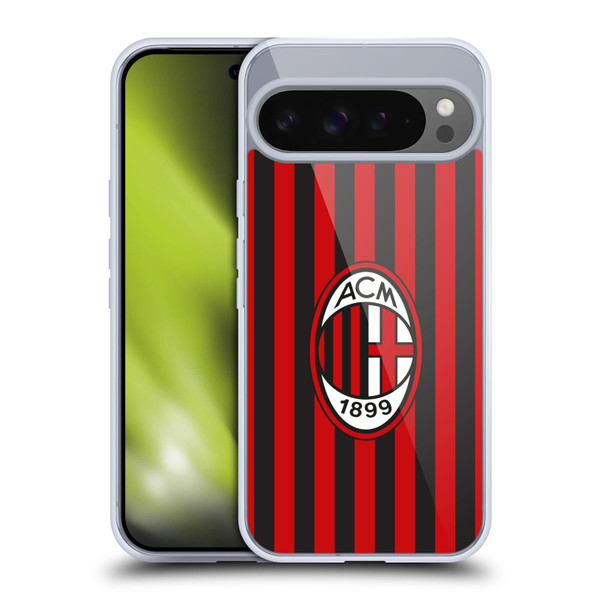 AC Milan 2017/18 Crest Kit Home Soft Gel Case for Google Pixel 9 Pro XL