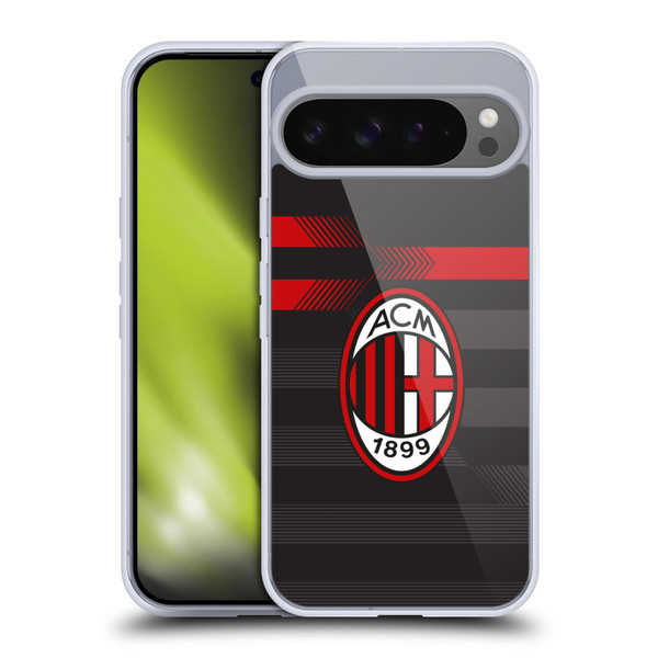 AC Milan 2017/18 Crest Kit Third Soft Gel Case for Google Pixel 9 Pro XL
