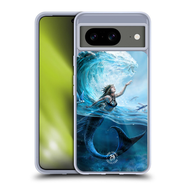 Anne Stokes Female Elementals Water Mermaid Soft Gel Case for Google Pixel 8