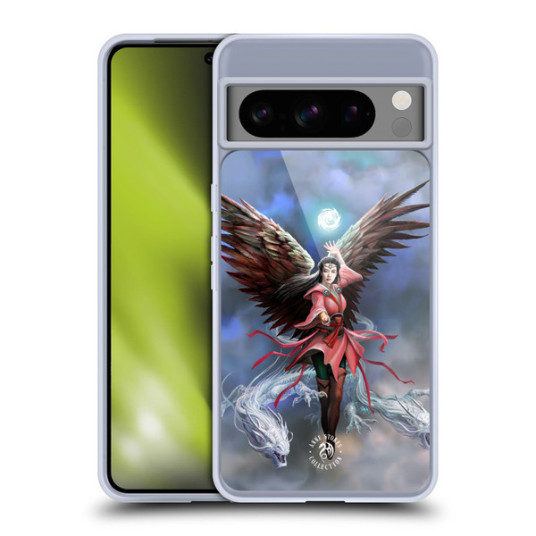 Anne Stokes Female Elementals Air Dragon Soft Gel Case for Google Pixel 8 Pro