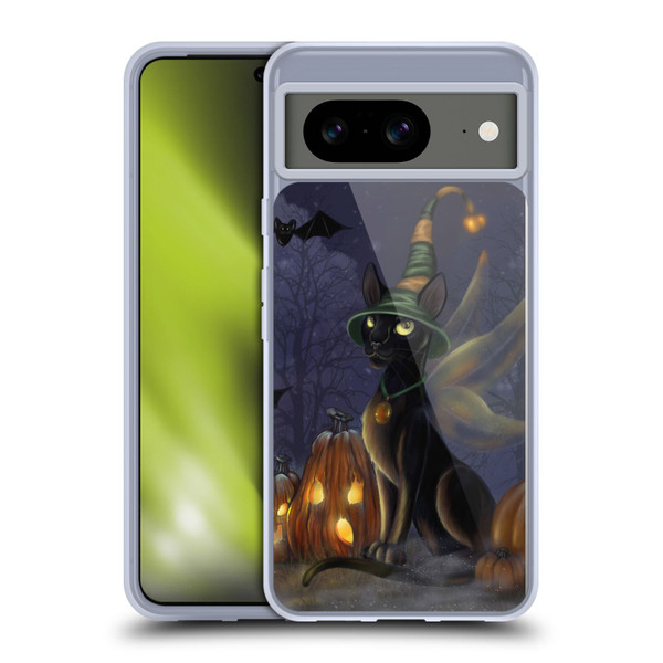 Ash Evans Black Cats The Witching Time Soft Gel Case for Google Pixel 8