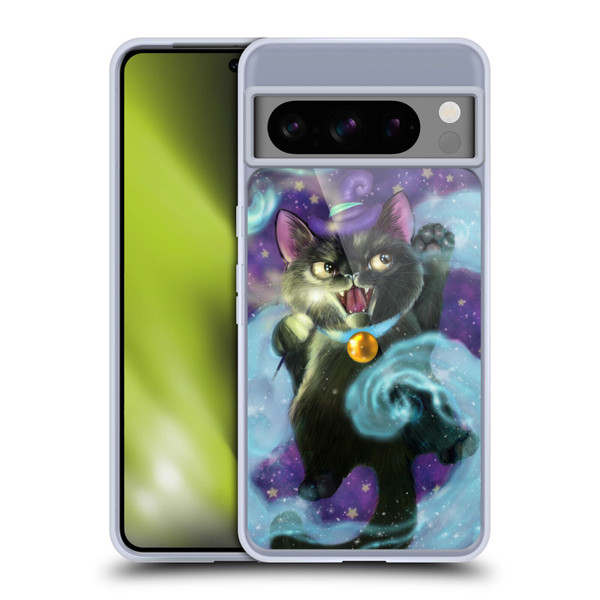 Ash Evans Black Cats Magic Witch Soft Gel Case for Google Pixel 8 Pro