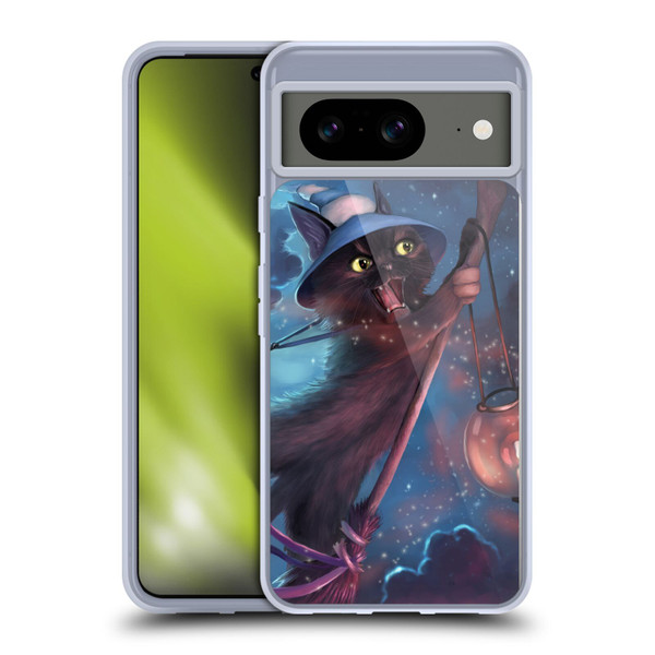 Ash Evans Black Cats 2 Magical Witch Soft Gel Case for Google Pixel 8