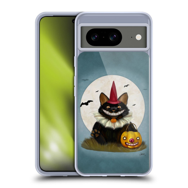 Ash Evans Black Cats 2 Halloween Cat Soft Gel Case for Google Pixel 8