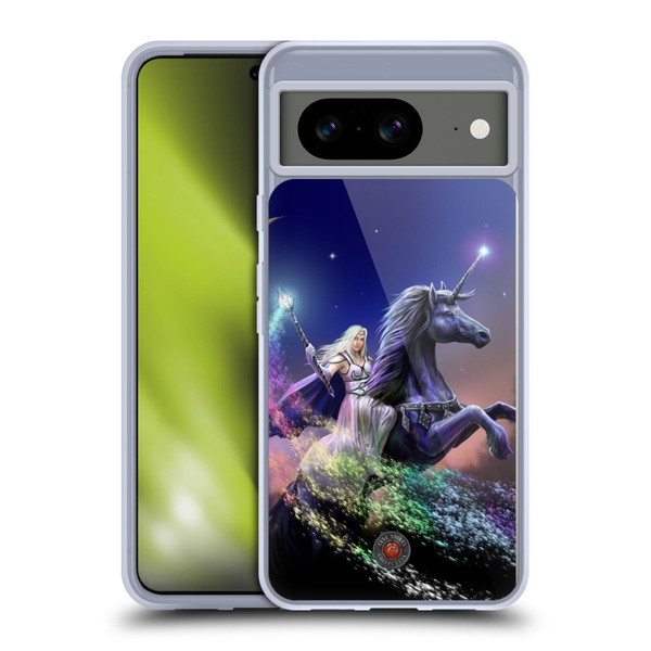 Anne Stokes Mix Fantasy Art Rainbow Magic Soft Gel Case for Google Pixel 8