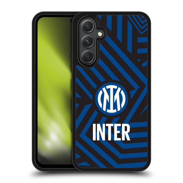 Fc Internazionale Milano Patterns Abstract 1 Gel Armour Case For Samsung Galaxy A54 5G