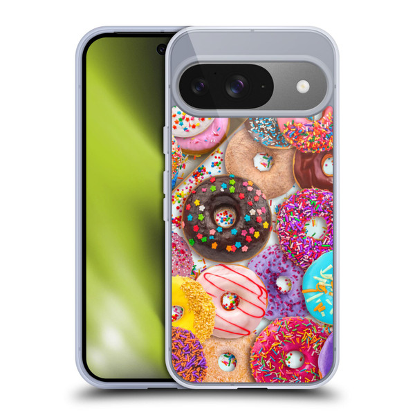 Aimee Stewart Colourful Sweets Donut Noms Soft Gel Case for Google Pixel 9 / Pixel 9 Pro